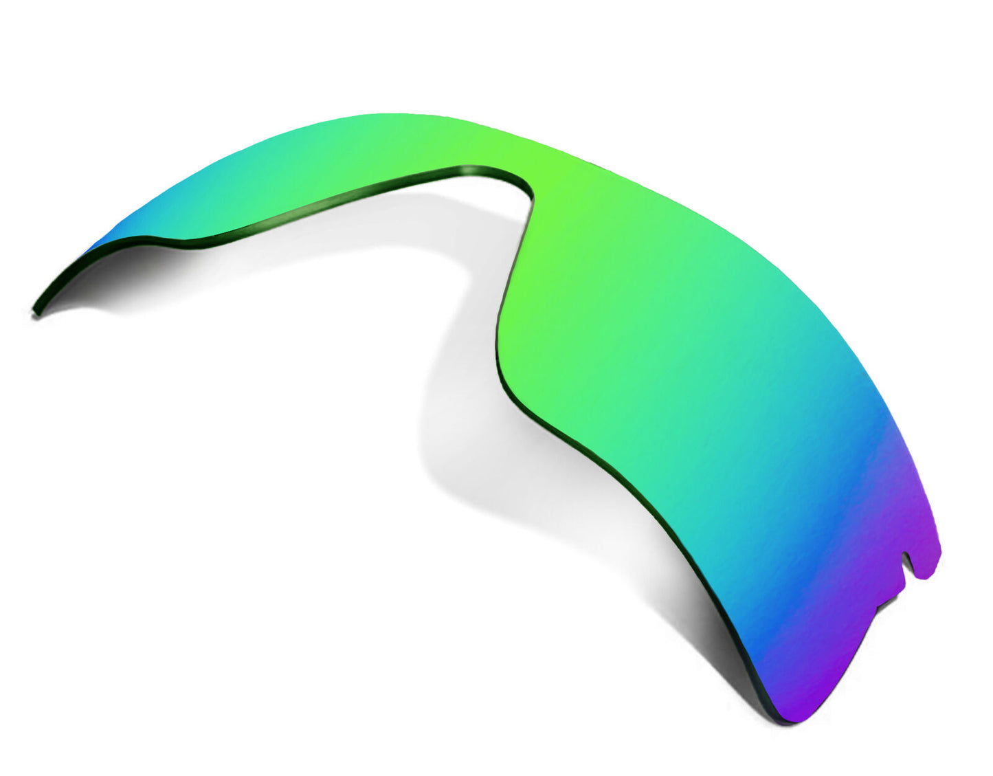LenSwitch Replacement Lenses for Oakley Radar Range Sunglasses Green Mirror