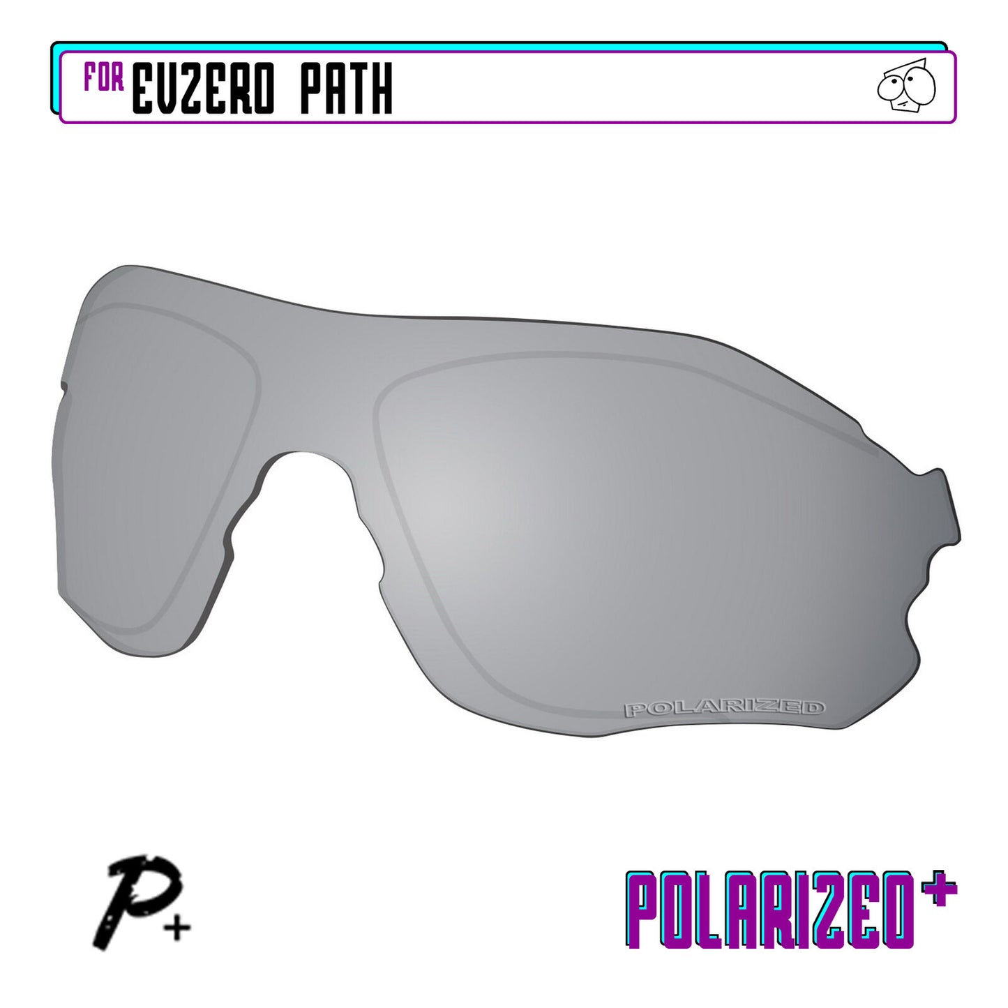 POLARIZED+ Replacement Lens For-Oakley EVZero Path Sunglass Anti-Scratch