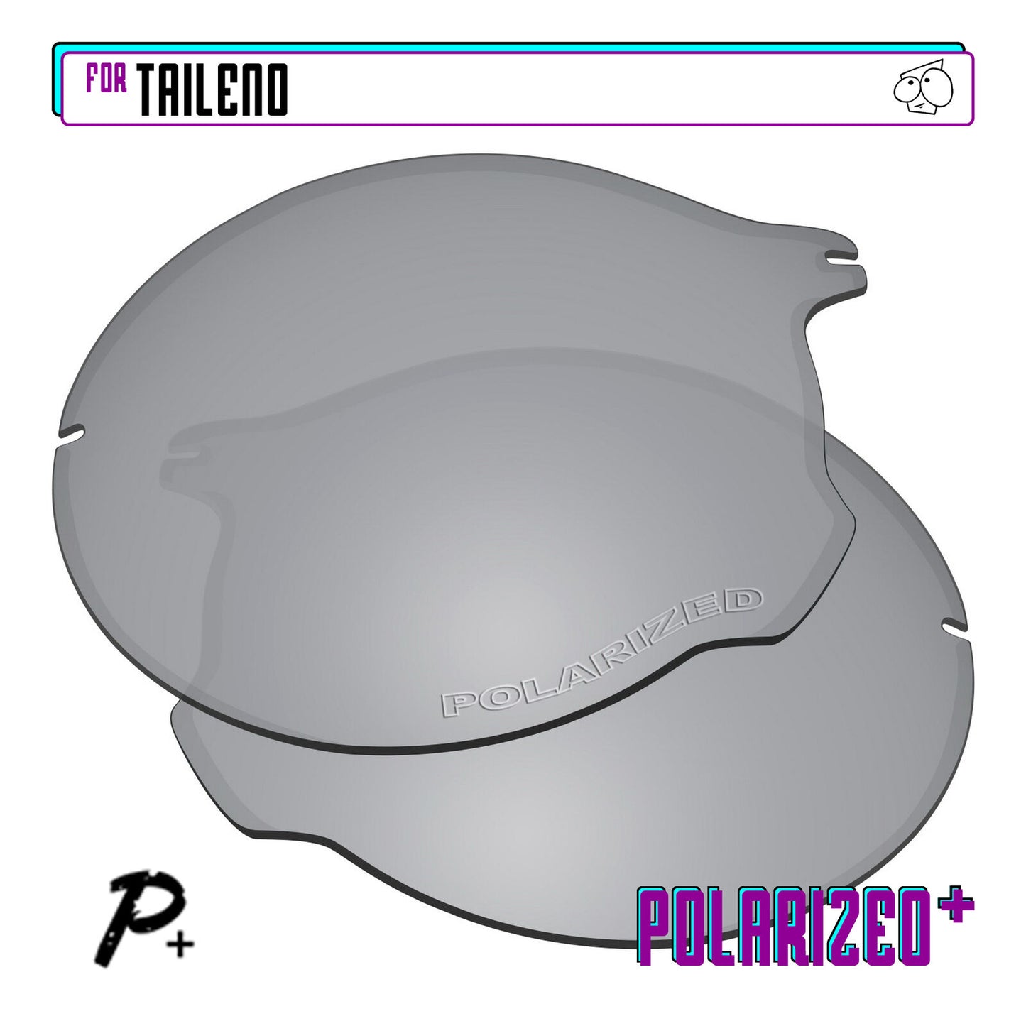 POLARIZED+ Replacement Lens For-Oakley Tailend Sunglass Anti-Scratch