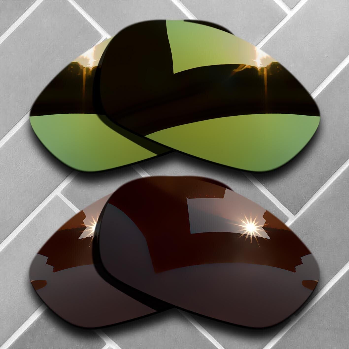 Anti-Scratch Replacement lenses for-Oakley Straight Jacket 2007 Polarized Choice