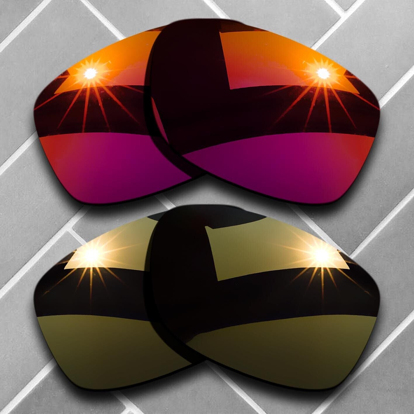 Polarized Replacement lenses for-Oakley Jupiter Squared Anti-Scratch Choices US