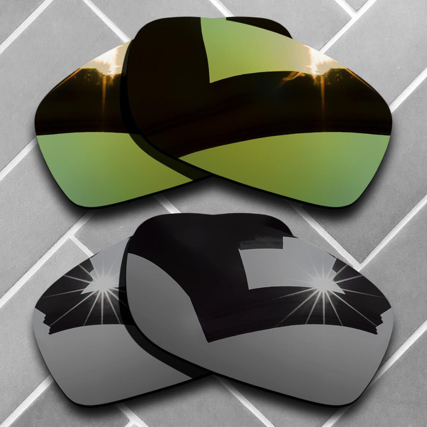Polarized Replacement lenses for-Oakley Fives Squared Anti-Scratch Choices US