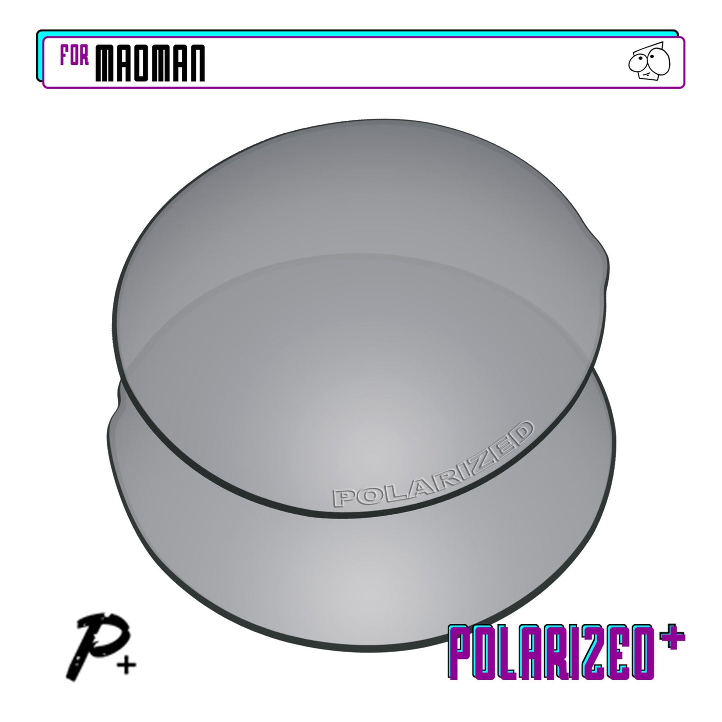 POLARIZED+ Replacement Lens For-Oakley Madman Sunglass Anti-Scratch