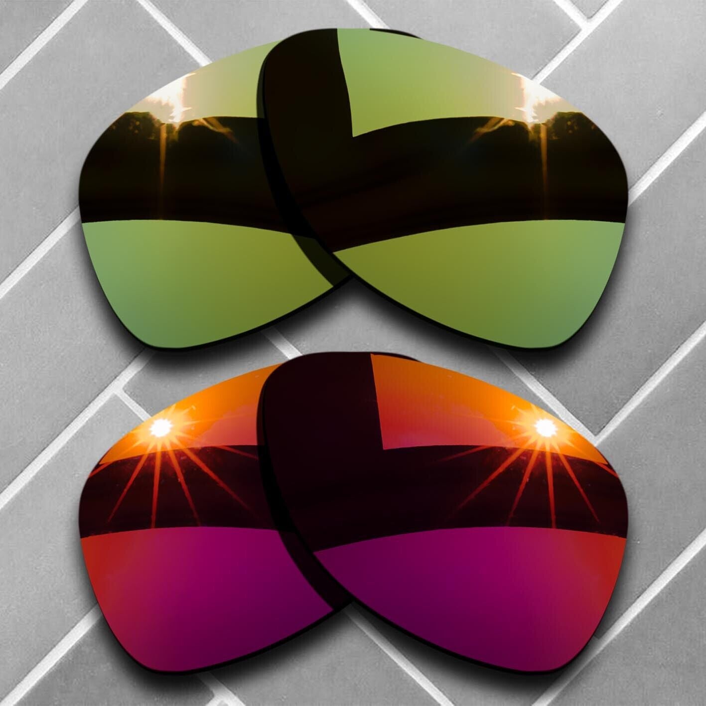 Polarized Anti-Scratch Replacement lenses for-Oakley Dispatch 2 Sunglass Choices