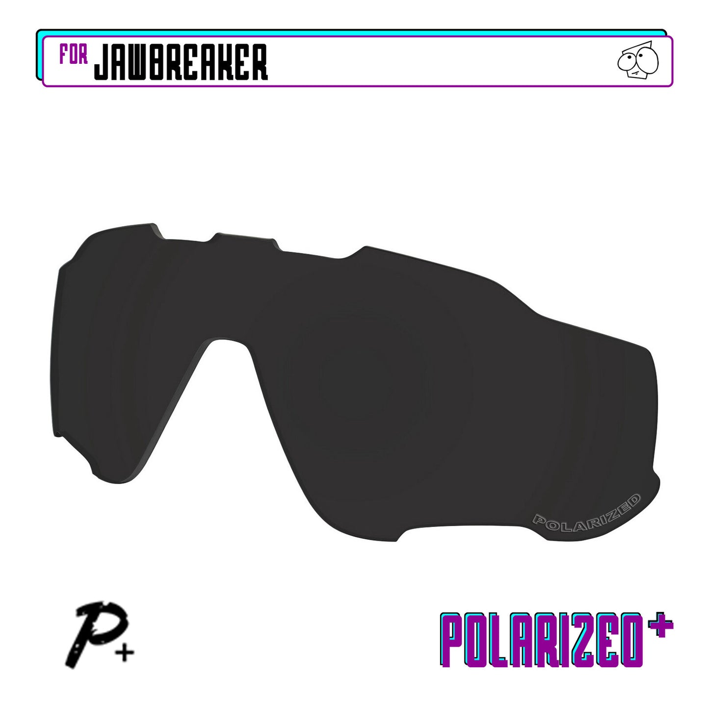 POLARIZED+ Replacement Lens For-Oakley Jawbreaker Sunglass Anti-Scratch