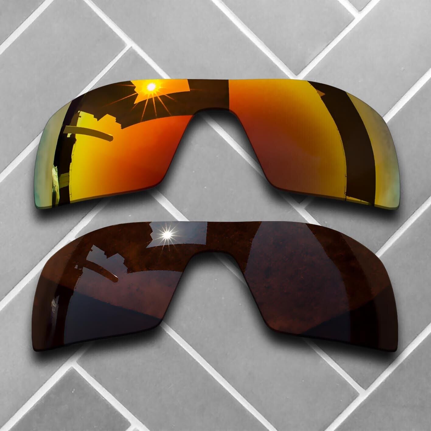 Polarized Replacement lenses for-Oakley Oil Rig Anti-Scratch Multiple Choices US