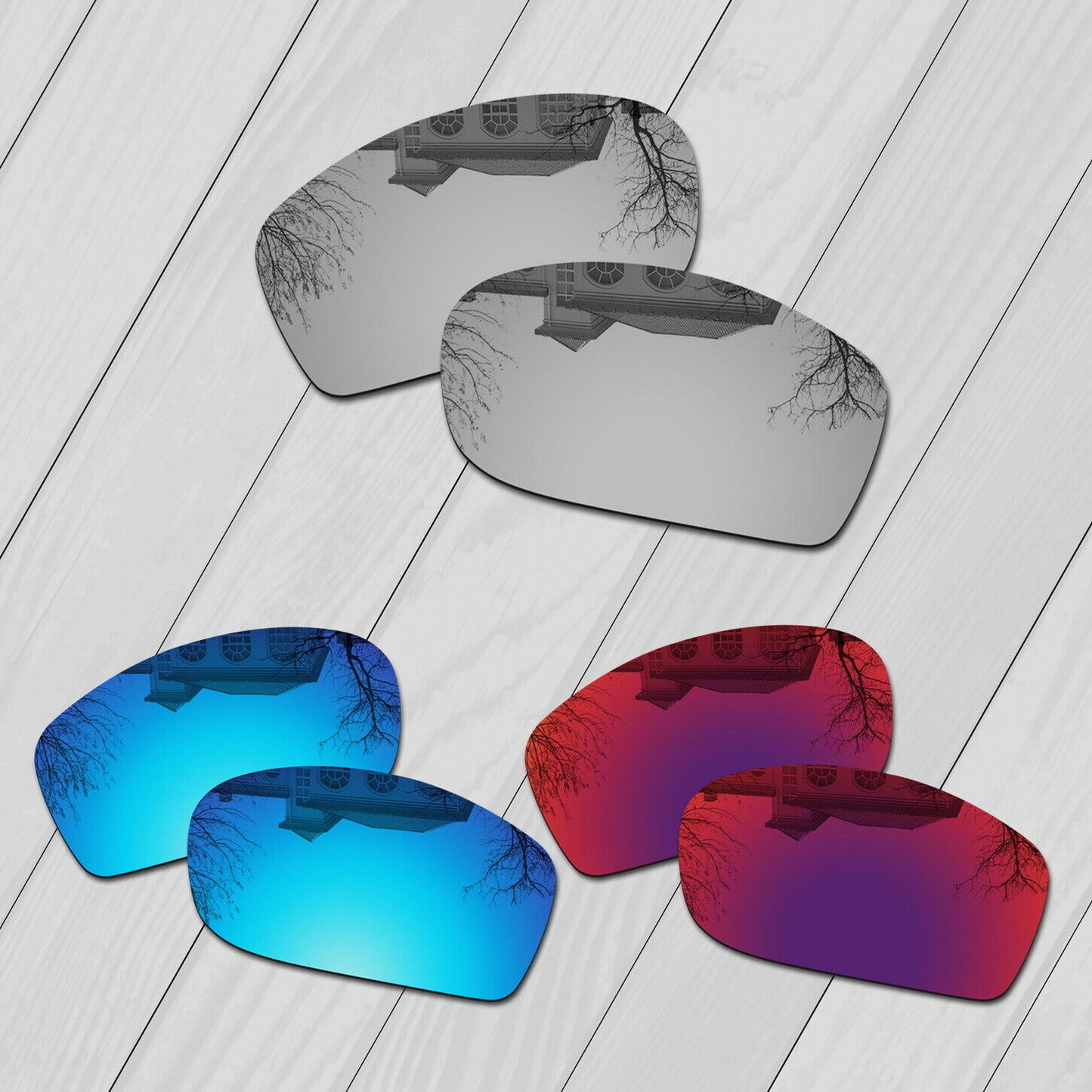 POLARIZED Replacement Lot Lenses & Kit For-Oakley Racing jacket Anti-Scratch