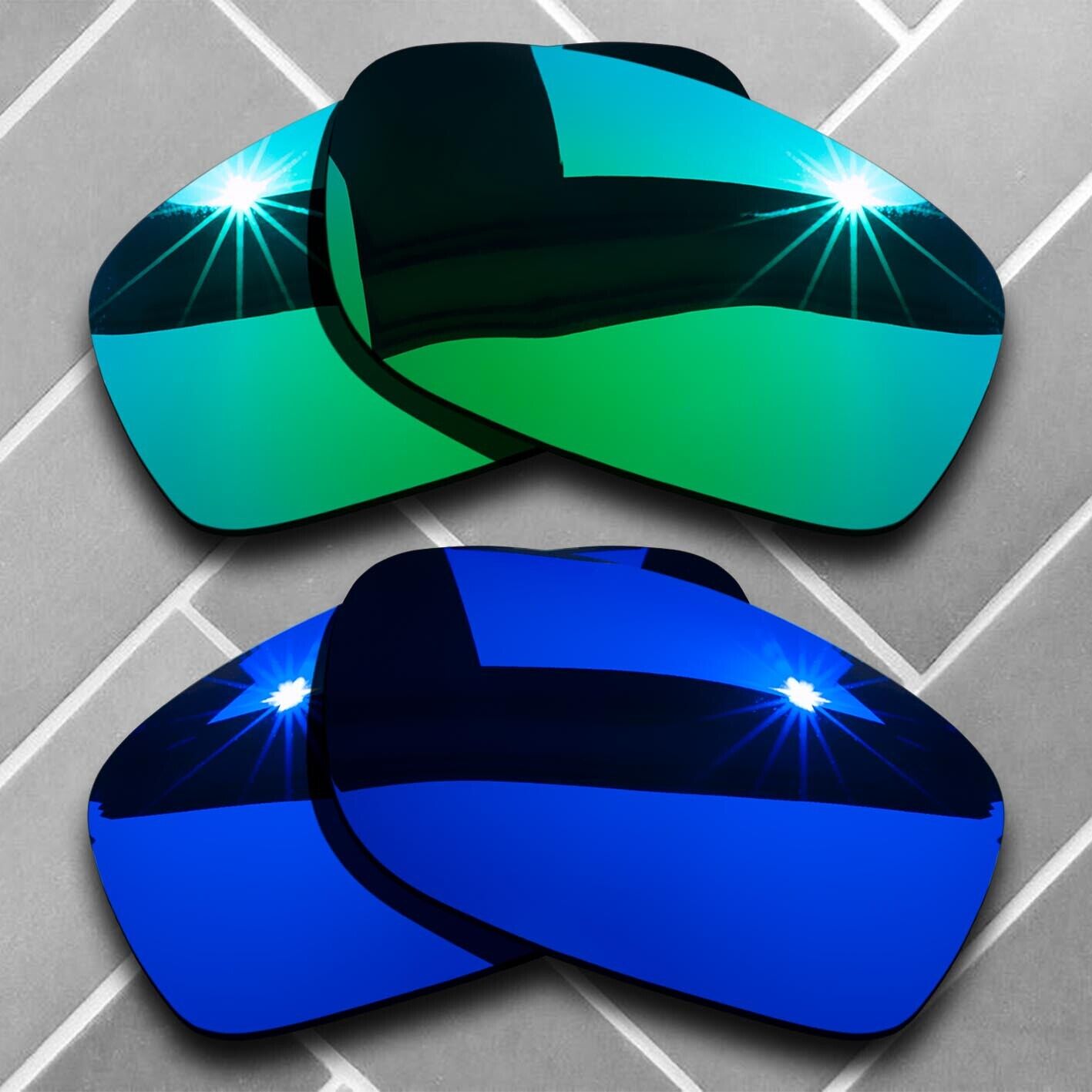 Polarized Replacement lenses for-Oakley Fives Squared Anti-Scratch Choices US