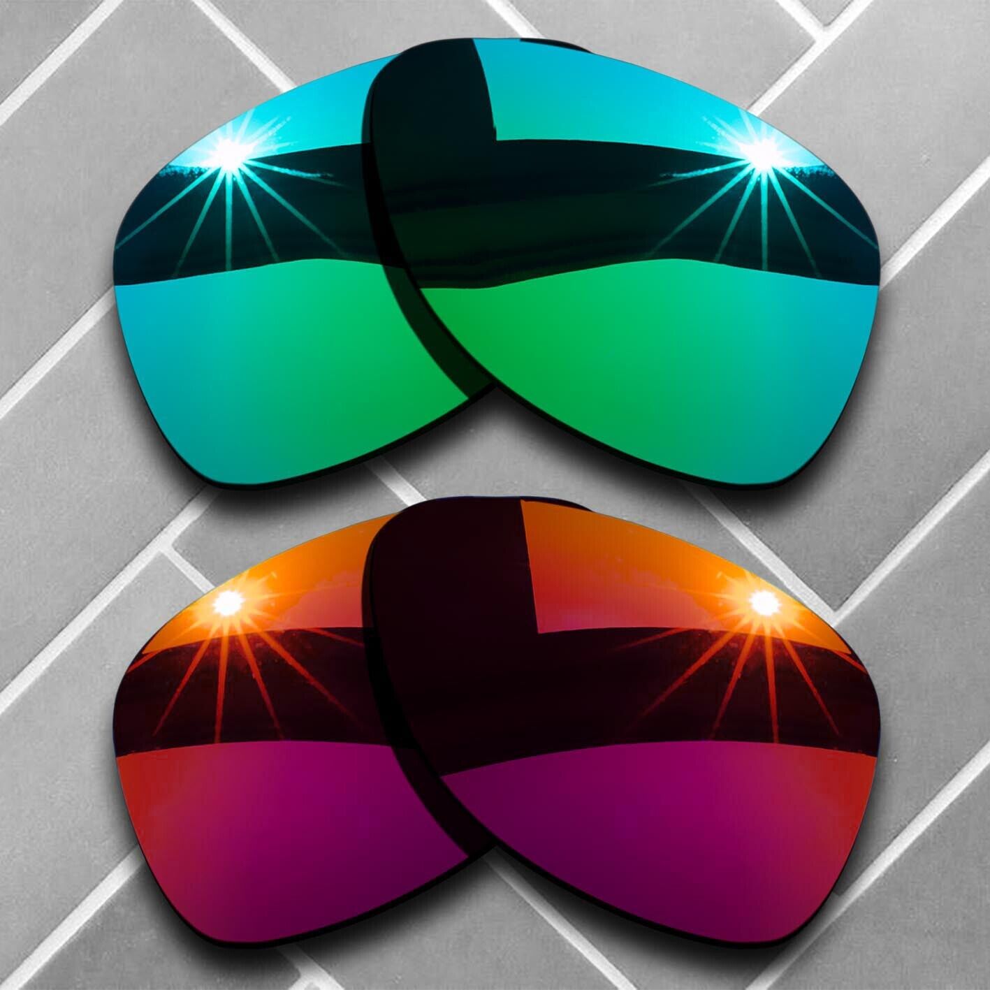 Polarized Anti-Scratch Replacement lenses for-Oakley Dispatch 2 Sunglass Choices