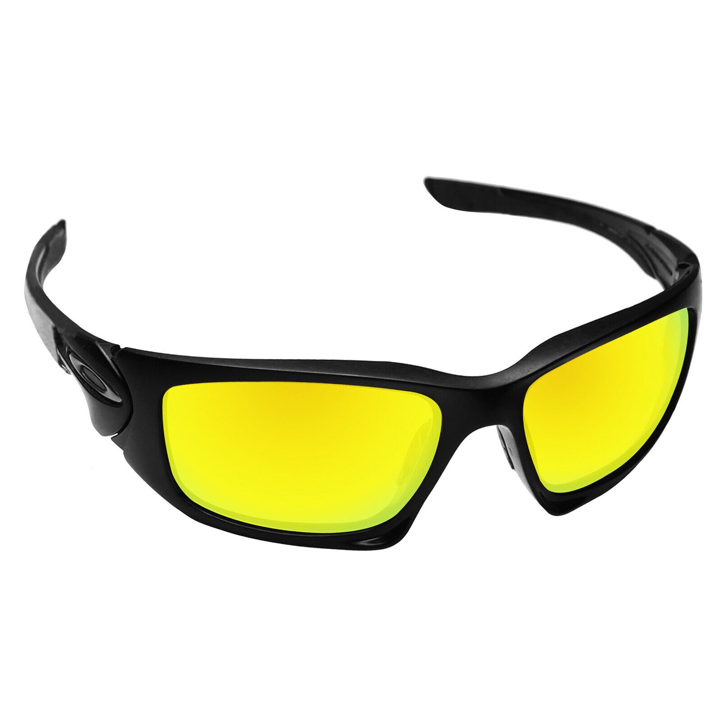 Hawkry Polarized Replacement Lenses for-Oakley Scalpel Sunglass 24K Gold Mirror