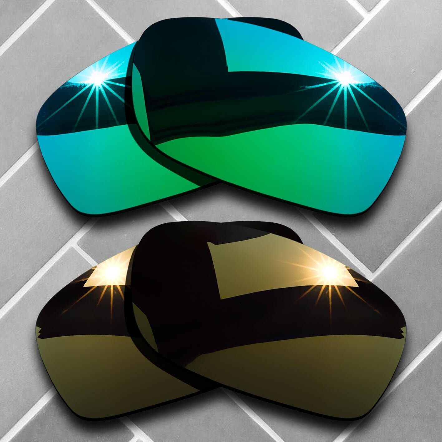 Polarized Replacement lenses for-Oakley Fives Squared Anti-Scratch Choices US