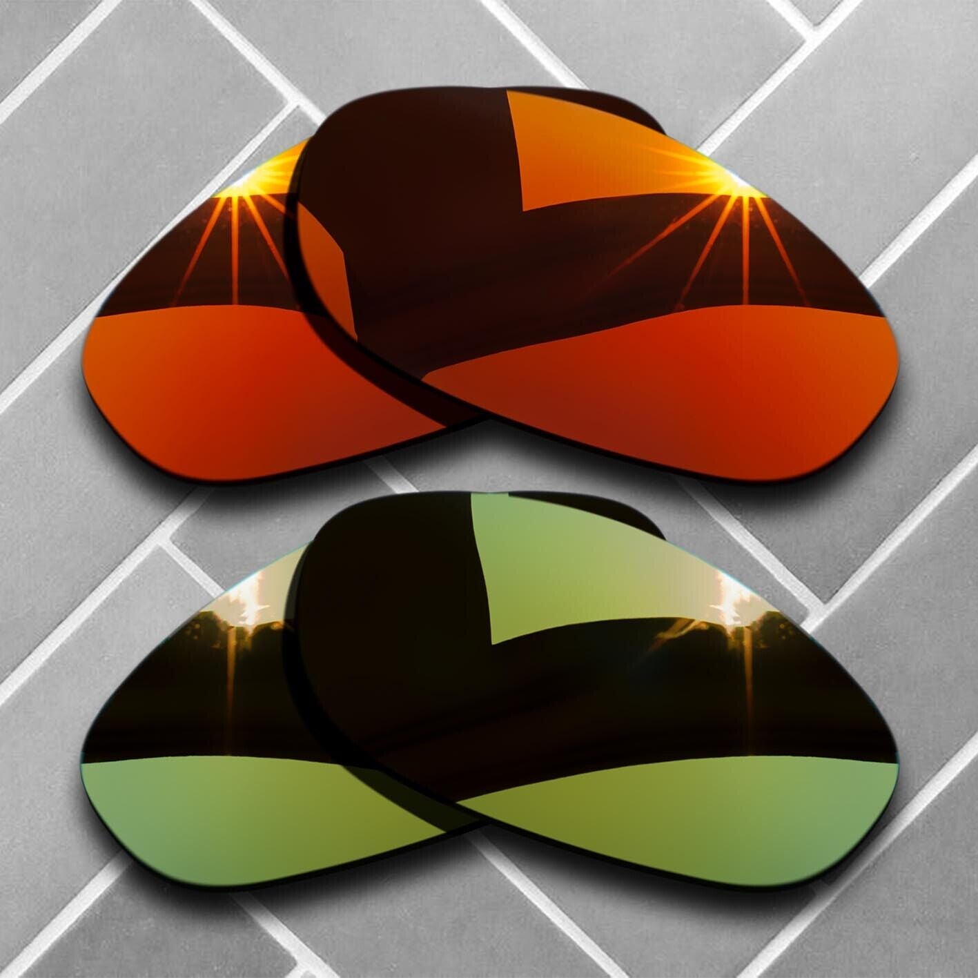 Anti-Scratch Replacement lenses for-Oakley Monster Dog Polarized Multi Choices