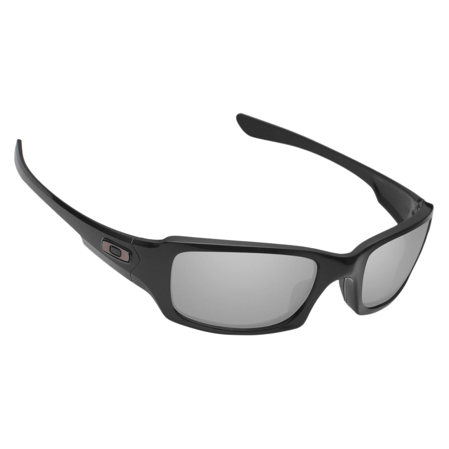 Newest Replacement Lenses for-Oakley Fives Squared Silver Titanium Polarized