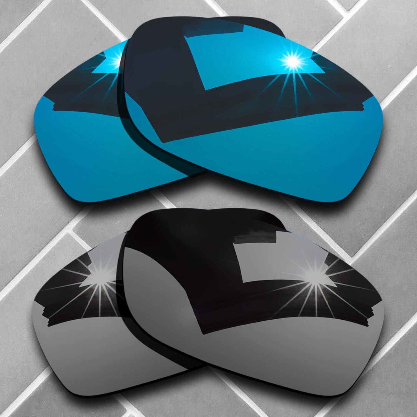Polarized Replacement lenses for-Oakley Fives Squared Anti-Scratch Choices US