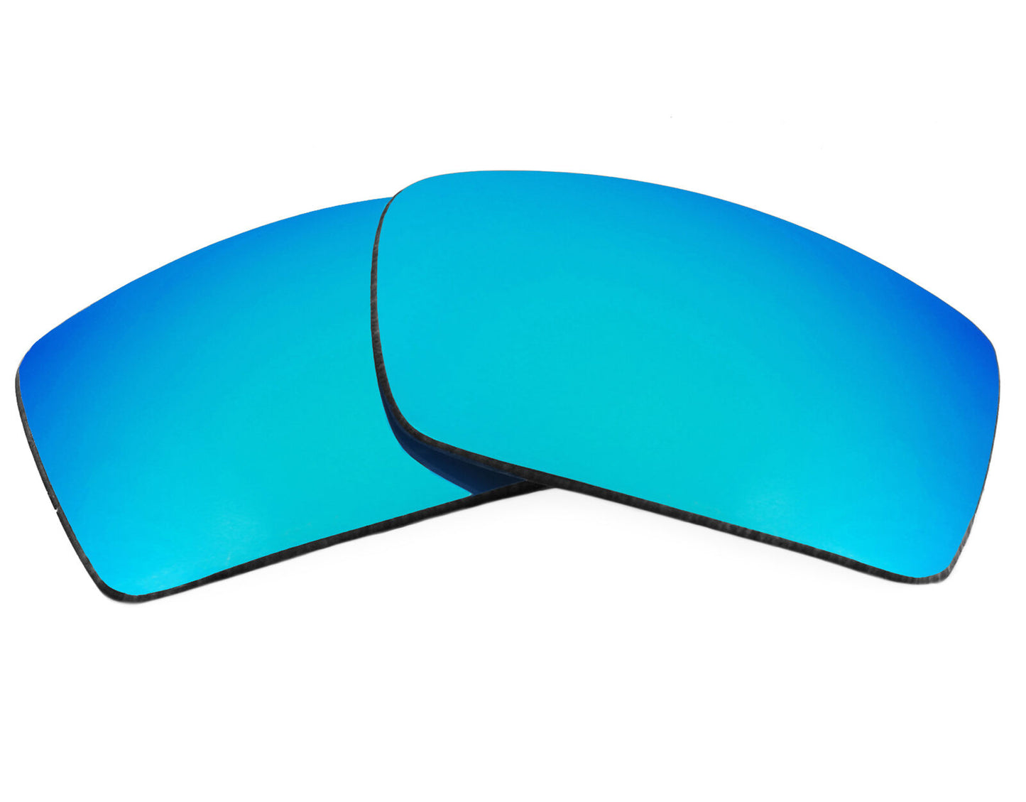 LenSwitch Replacement Lenses for Oakley Gascan Sunglasses Blue Mirror