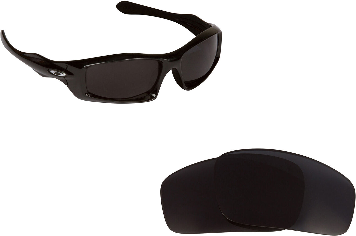 LenSwitch Replacement Lenses for Oakley Monster Pup Sunglasses Dark Gray