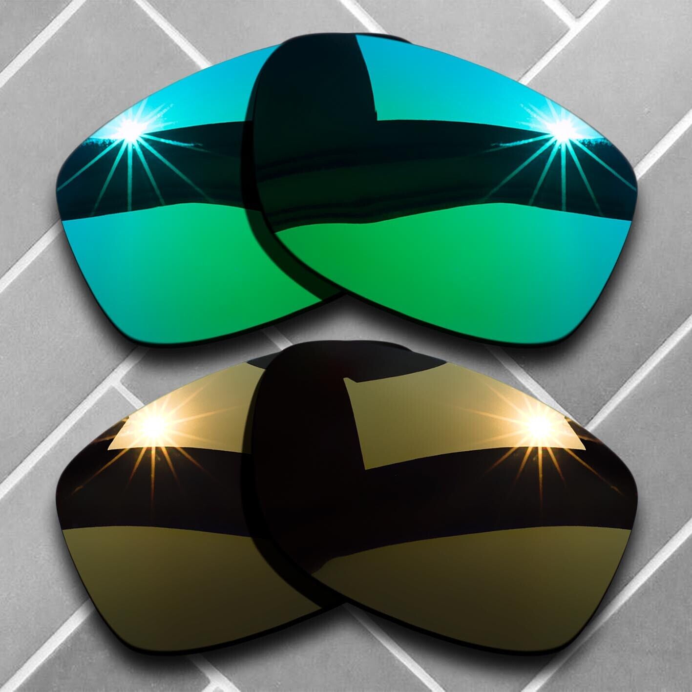 Polarized Replacement lenses for-Oakley Jupiter Squared Anti-Scratch Choices US