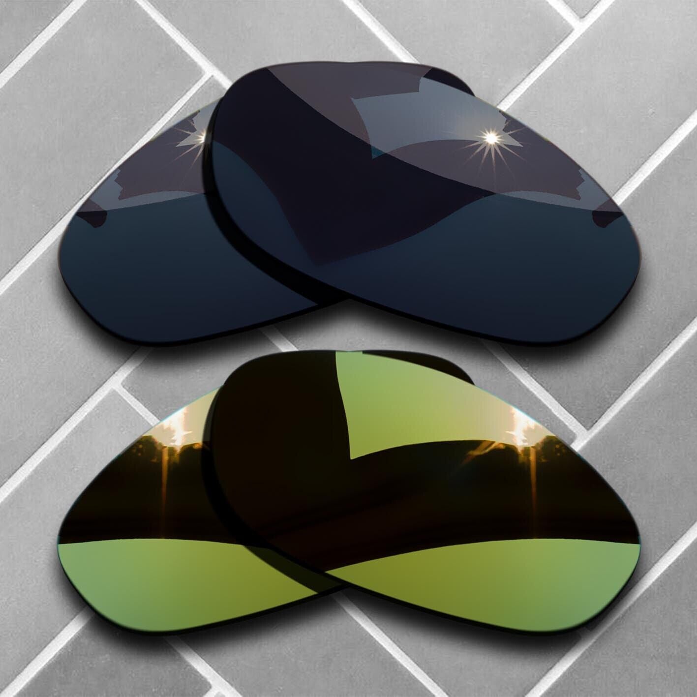 Anti-Scratch Replacement lenses for-Oakley Monster Dog Polarized Multi Choices