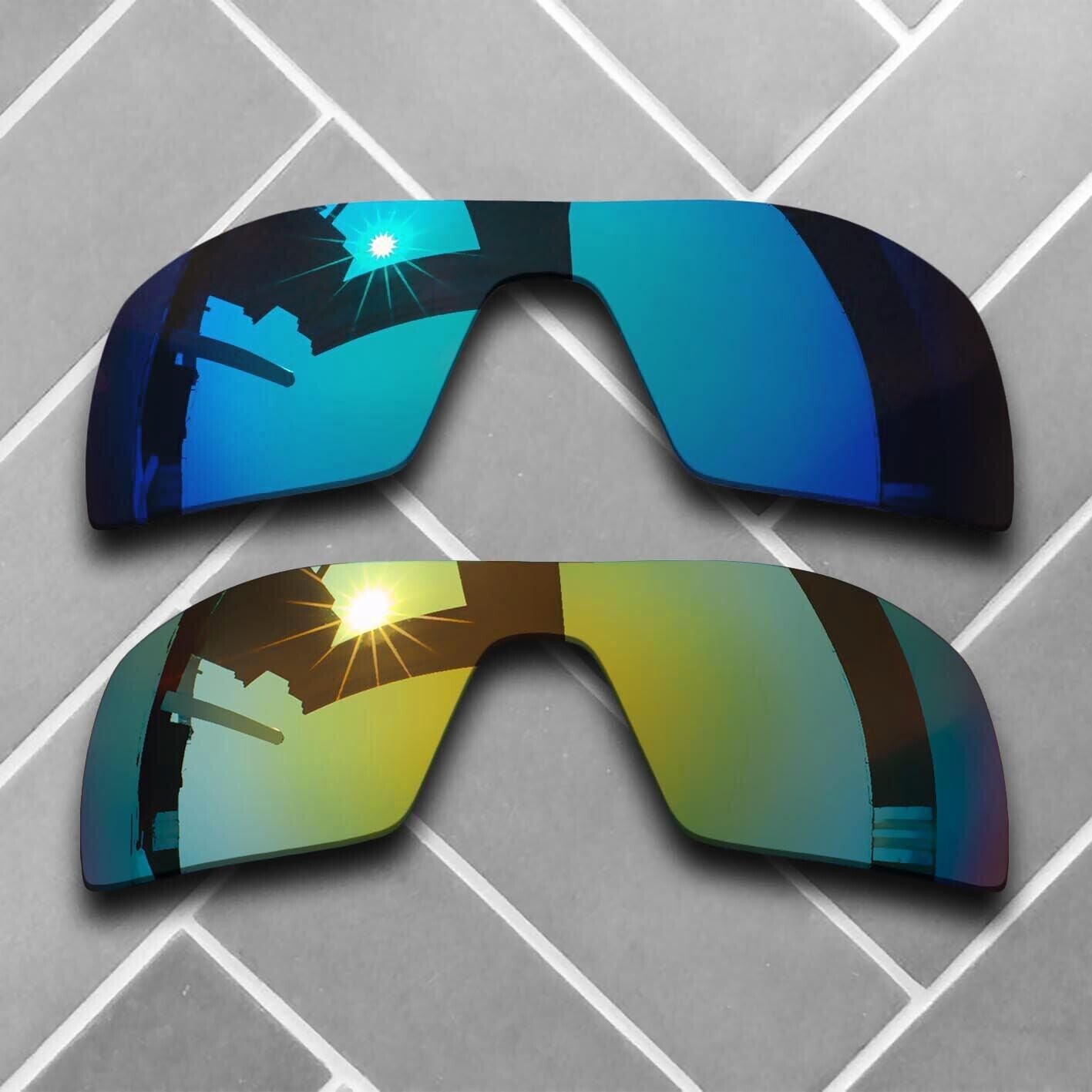 Polarized Replacement lenses for-Oakley Oil Rig Anti-Scratch Multiple Choices US
