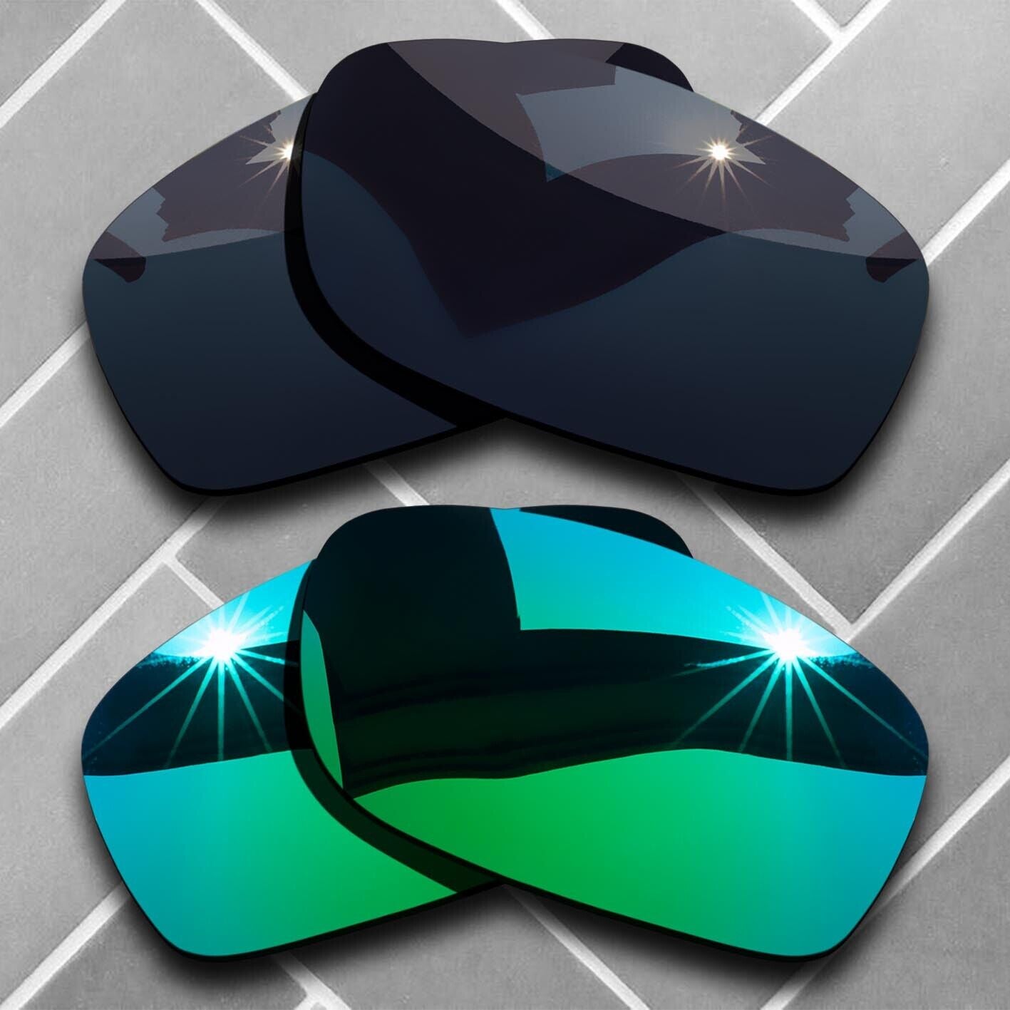 Polarized Replacement lenses for-Oakley Fives Squared Anti-Scratch Choices US