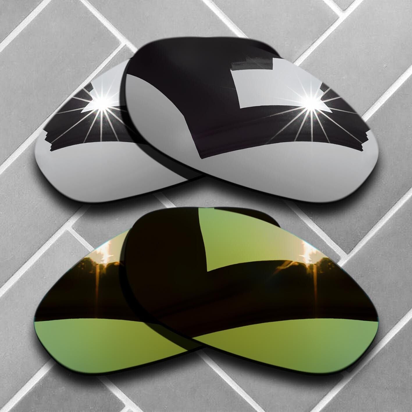 Anti-Scratch Replacement lenses for-Oakley Monster Dog Polarized Multi Choices