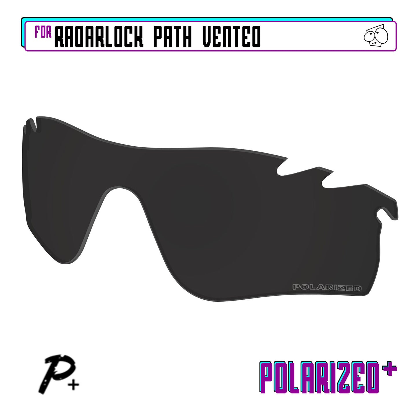 POLARIZED+ Replacement Lens For-Oakley Radarlock Path Vented Sunglass Anti-Scrat