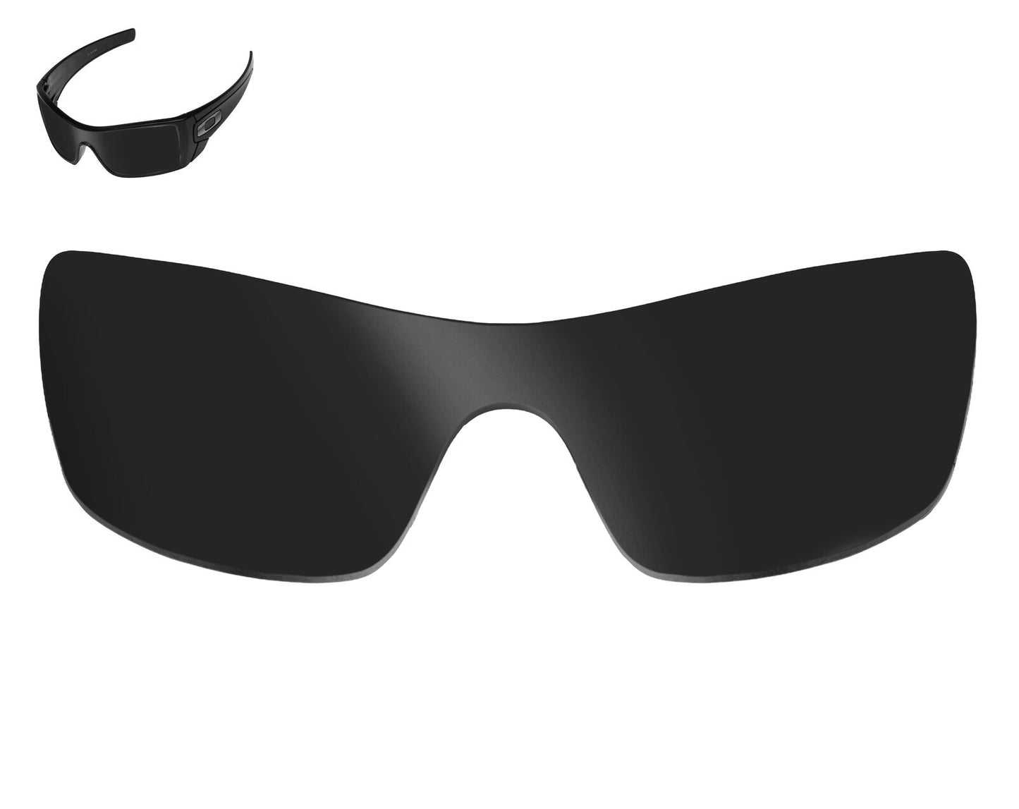 LenSwitch Polarized Replacement Lenses for Oakley Batwolf Sunglasses Gray