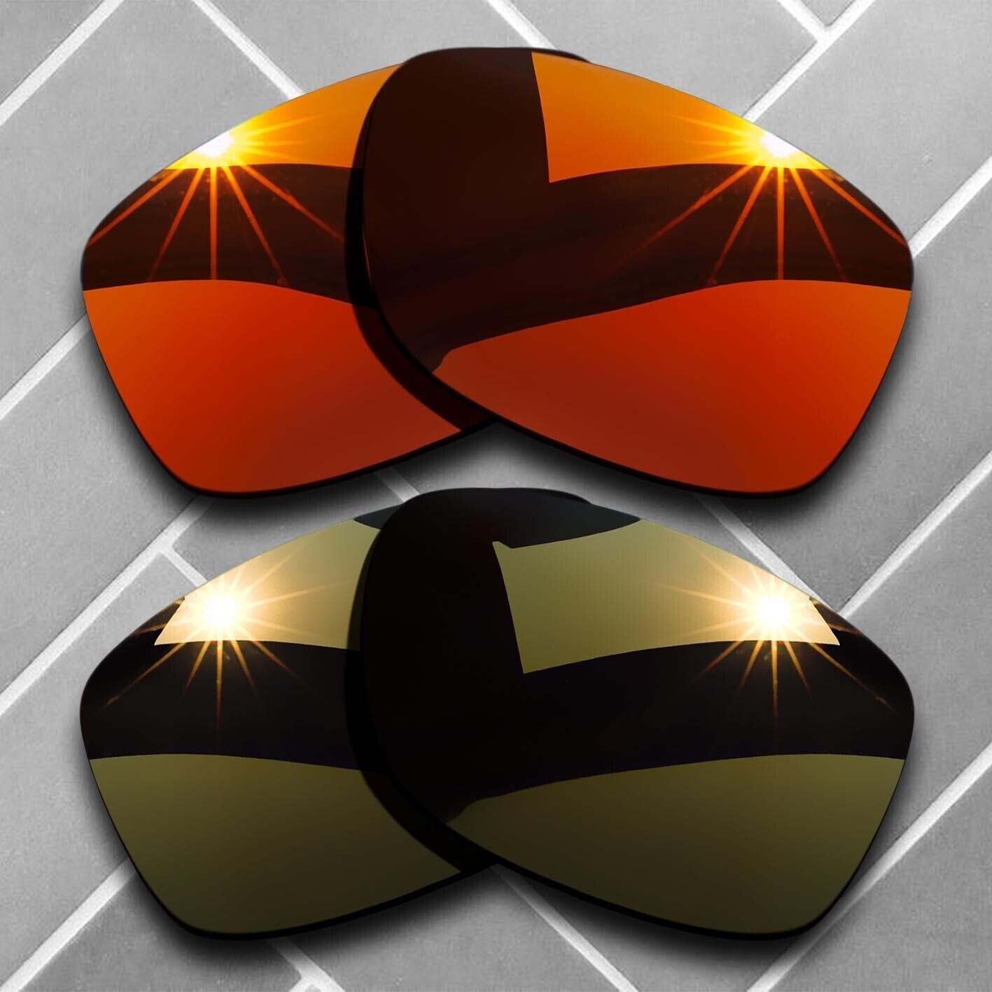 Polarized Replacement lenses for-Oakley Jupiter Squared Anti-Scratch Choices US