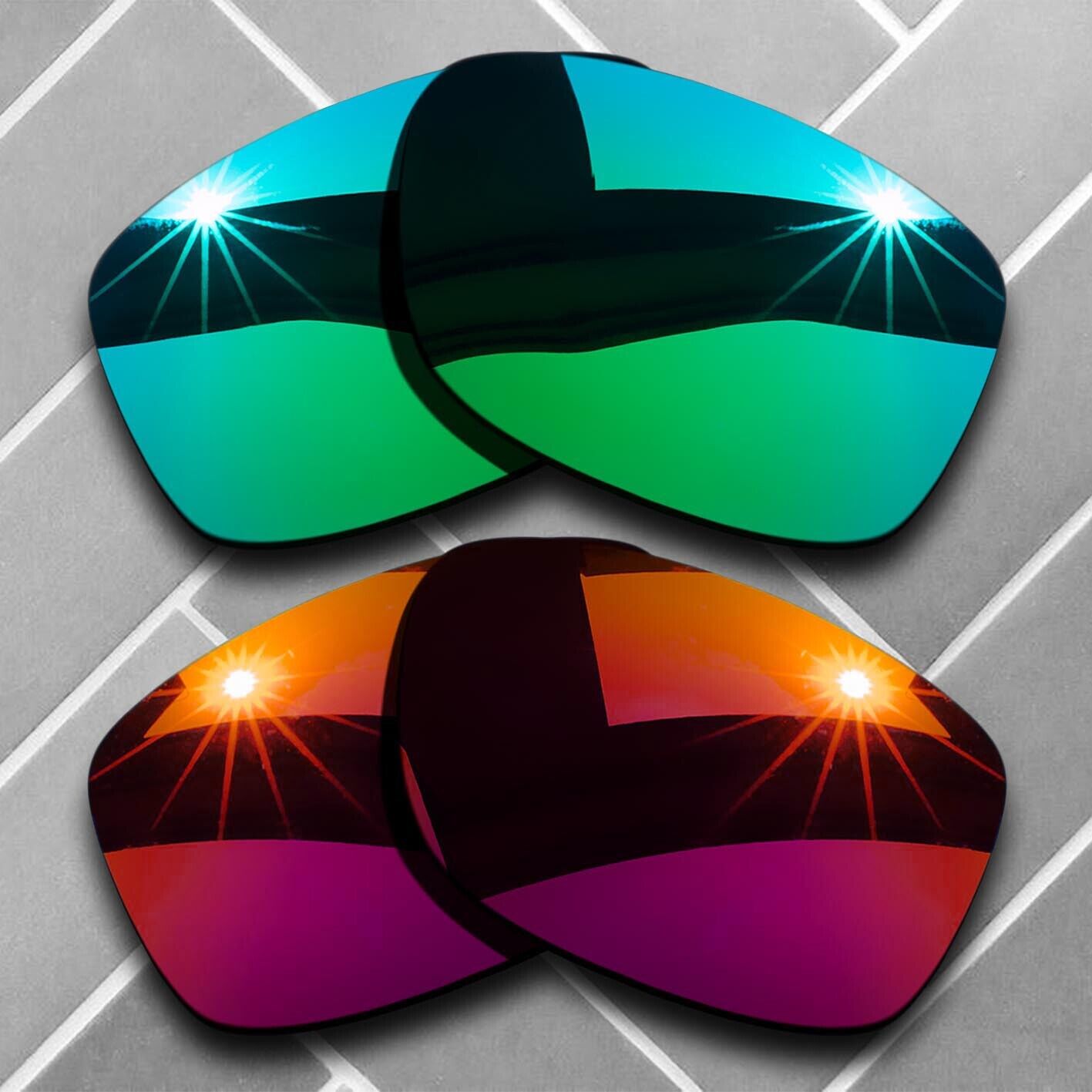 Polarized Replacement lenses for-Oakley Jupiter Squared Anti-Scratch Choices US
