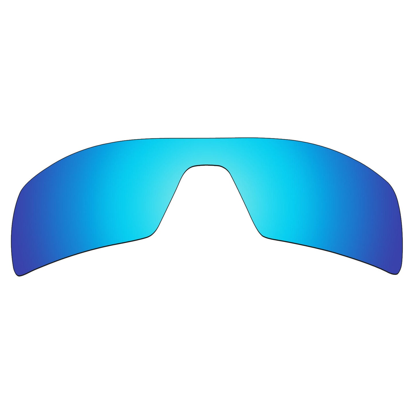 Hawkry Polarized Replacement Lenses for-Oakley Oil Rig Sunglass Ice Blue Mirror