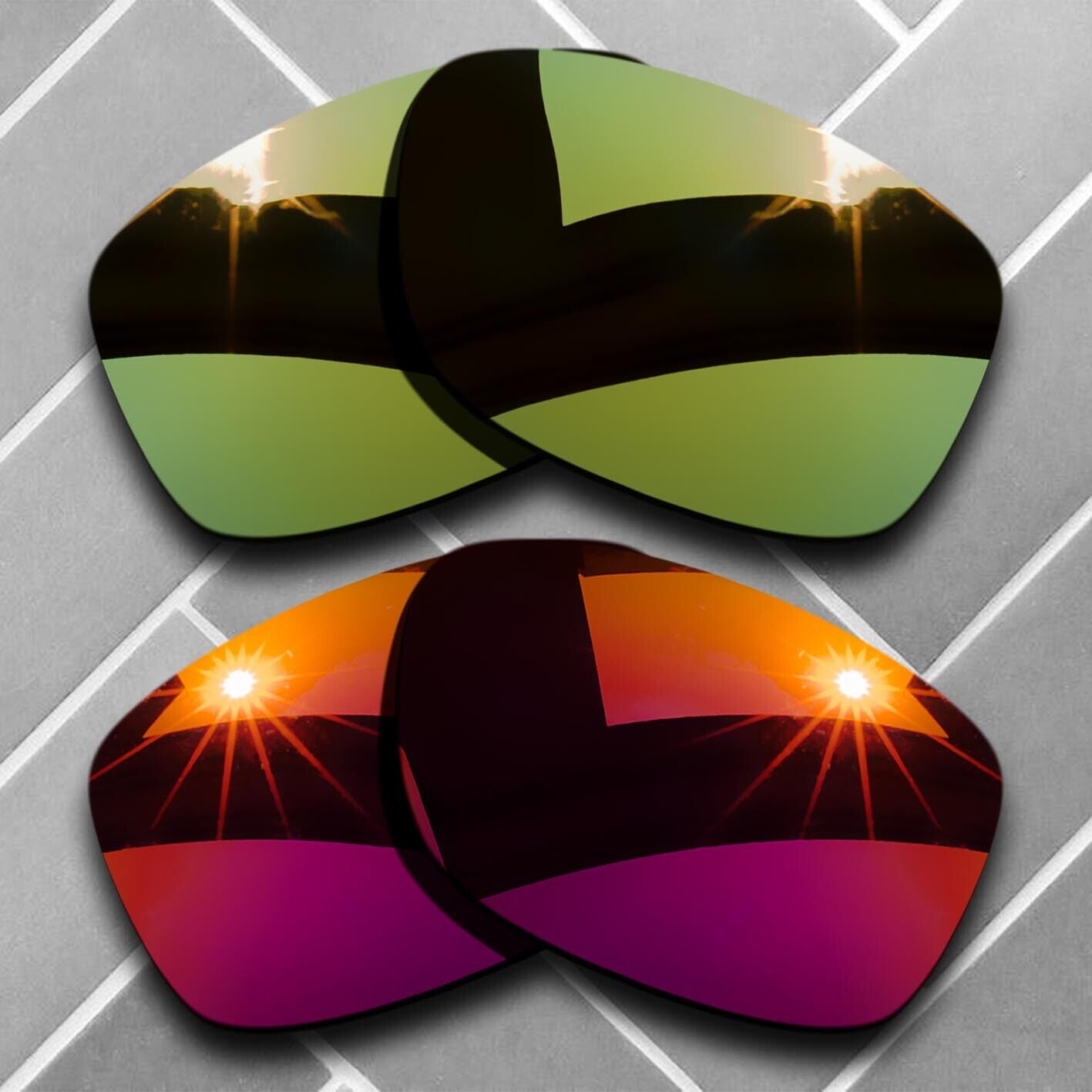 Polarized Replacement lenses for-Oakley Jupiter Squared Anti-Scratch Choices US
