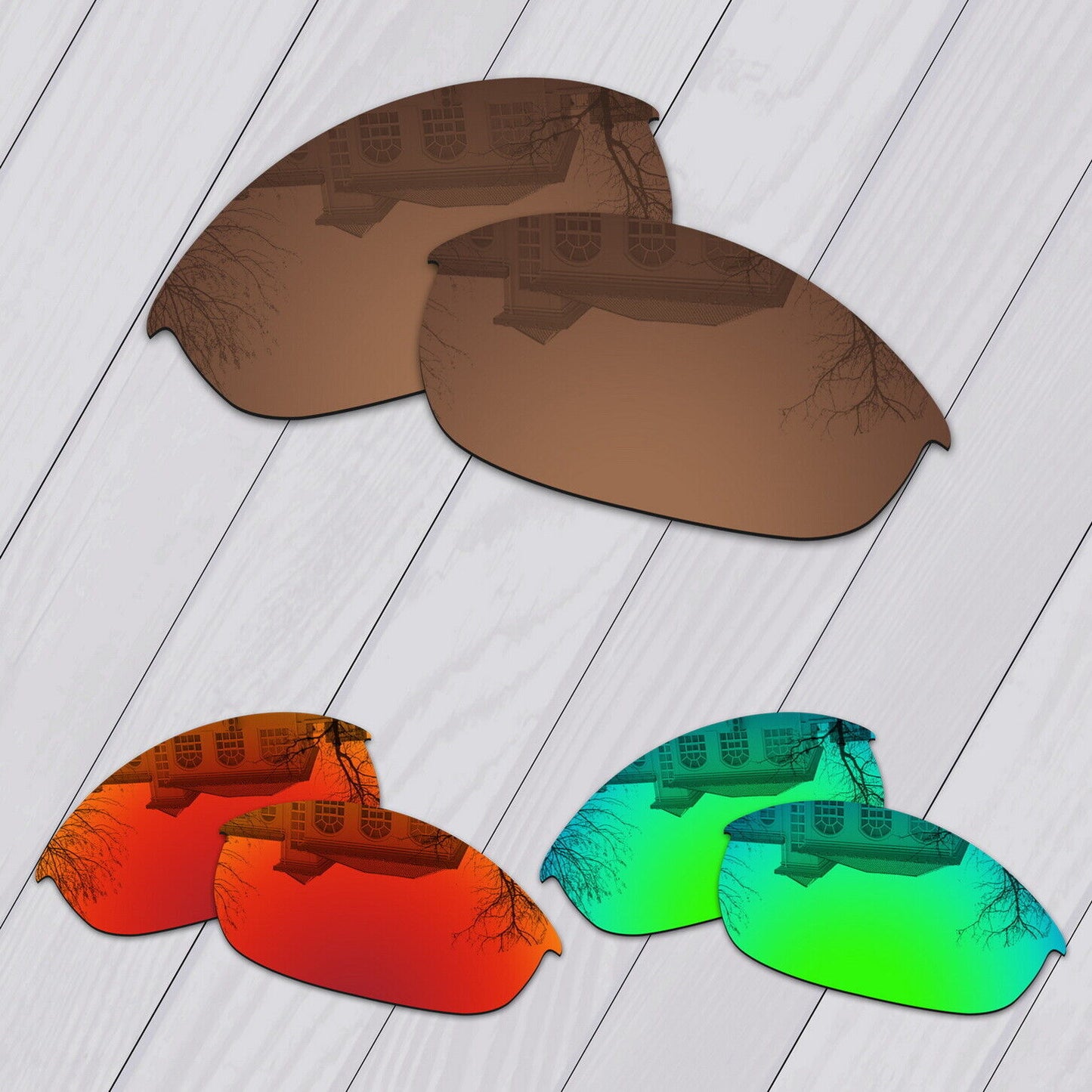 POLARIZED Replacement Lenses&Kit For-Oakley Half Jacket Sunglasses Anti-Scratch