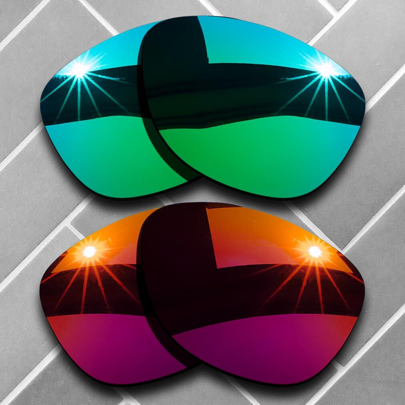 Polarized Replacement lenses for-Oakley Frogskins Anti-Scratch Multiple Choices