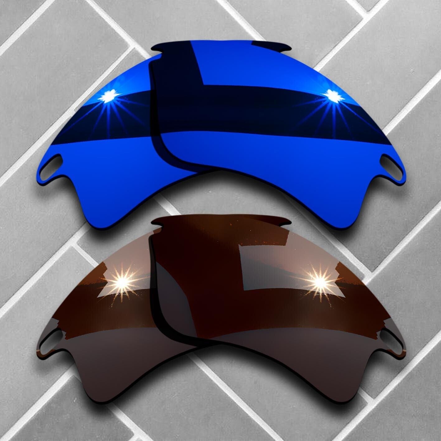 Anti-Scratch Replacement lenses for-Oakley Fast Jacket XL Polarized Choices