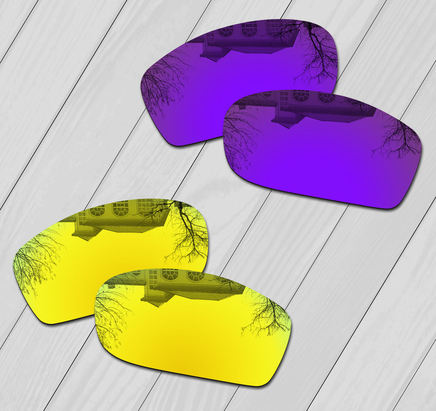 POLARIZED Replacement Lenses For-Oakley Fives Squared Anti-Scratch Options