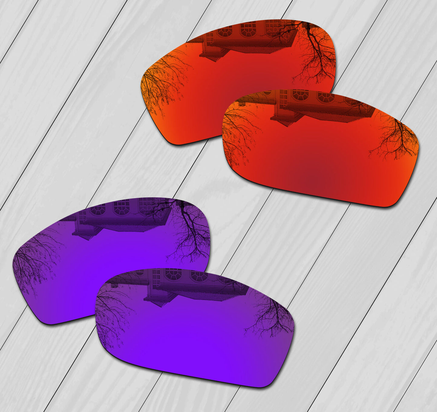 POLARIZED Replacement Lenses For-Oakley Fives Squared Anti-Scratch Options
