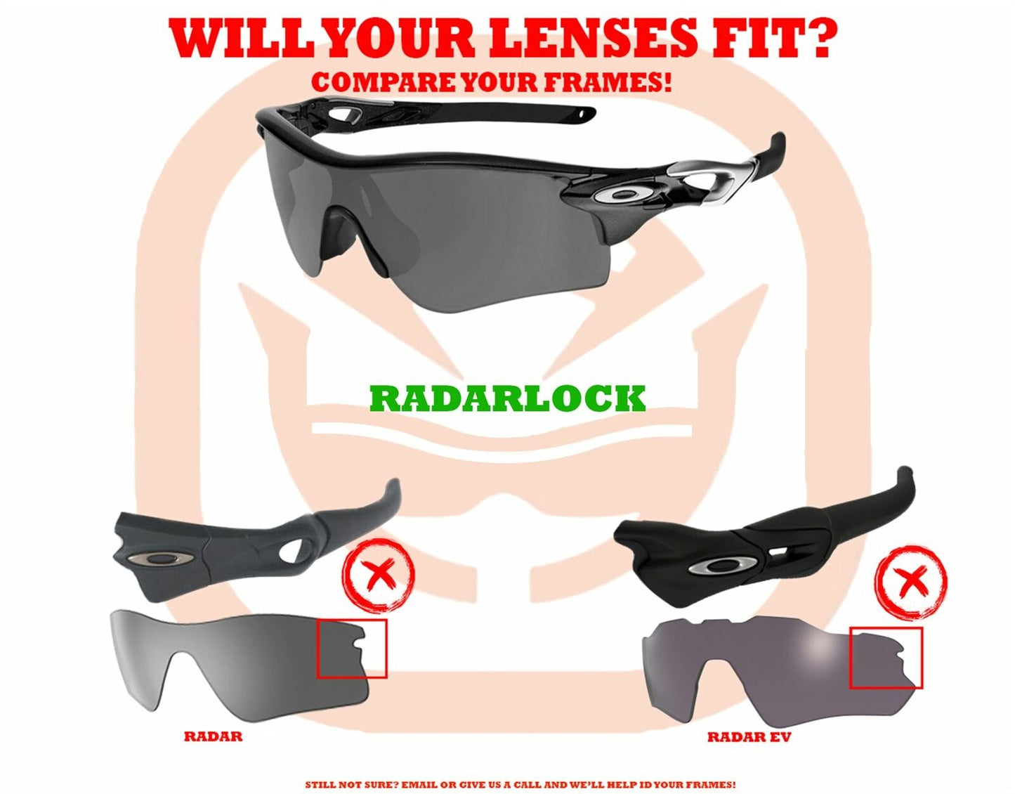 Replacement Rubber Kit for Oakley Radarlock Series Earsocks Nosepads Multi-Color
