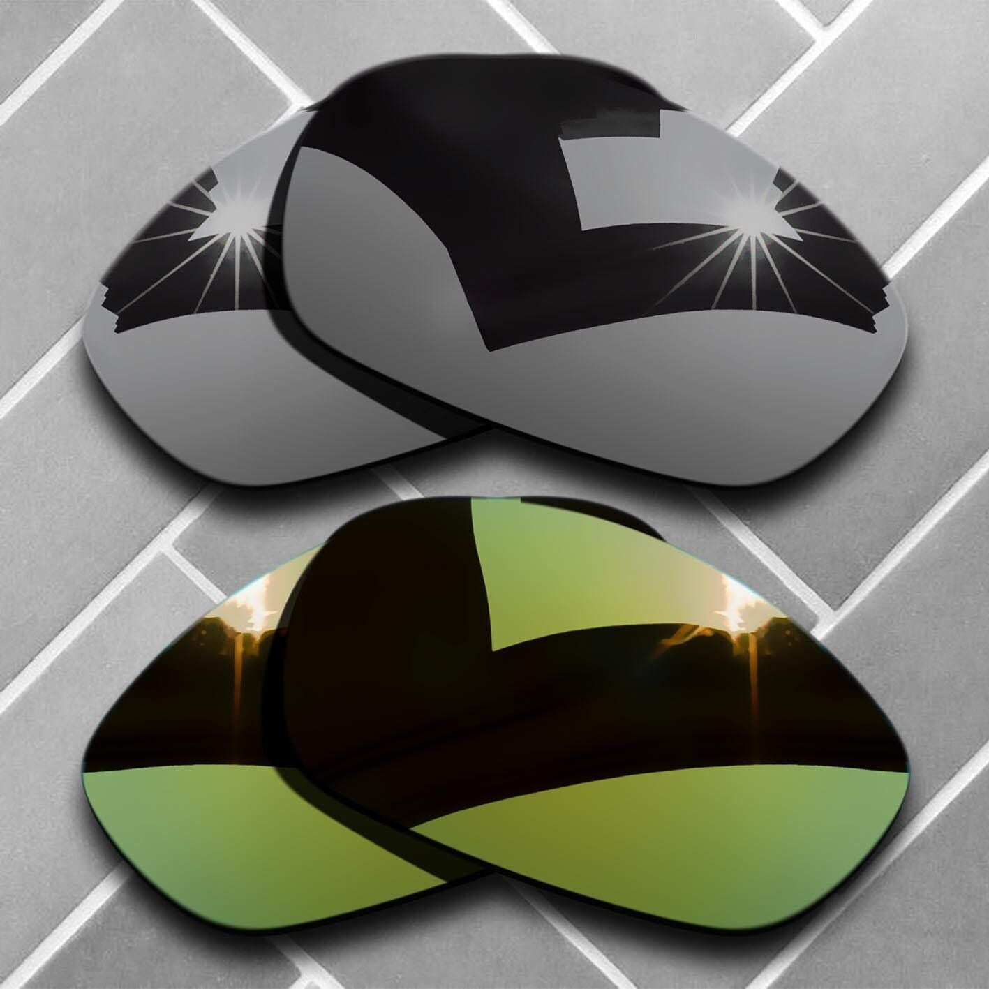 Anti-Scratch Replacement lenses for-Oakley Straight Jacket 2007 Polarized Choice