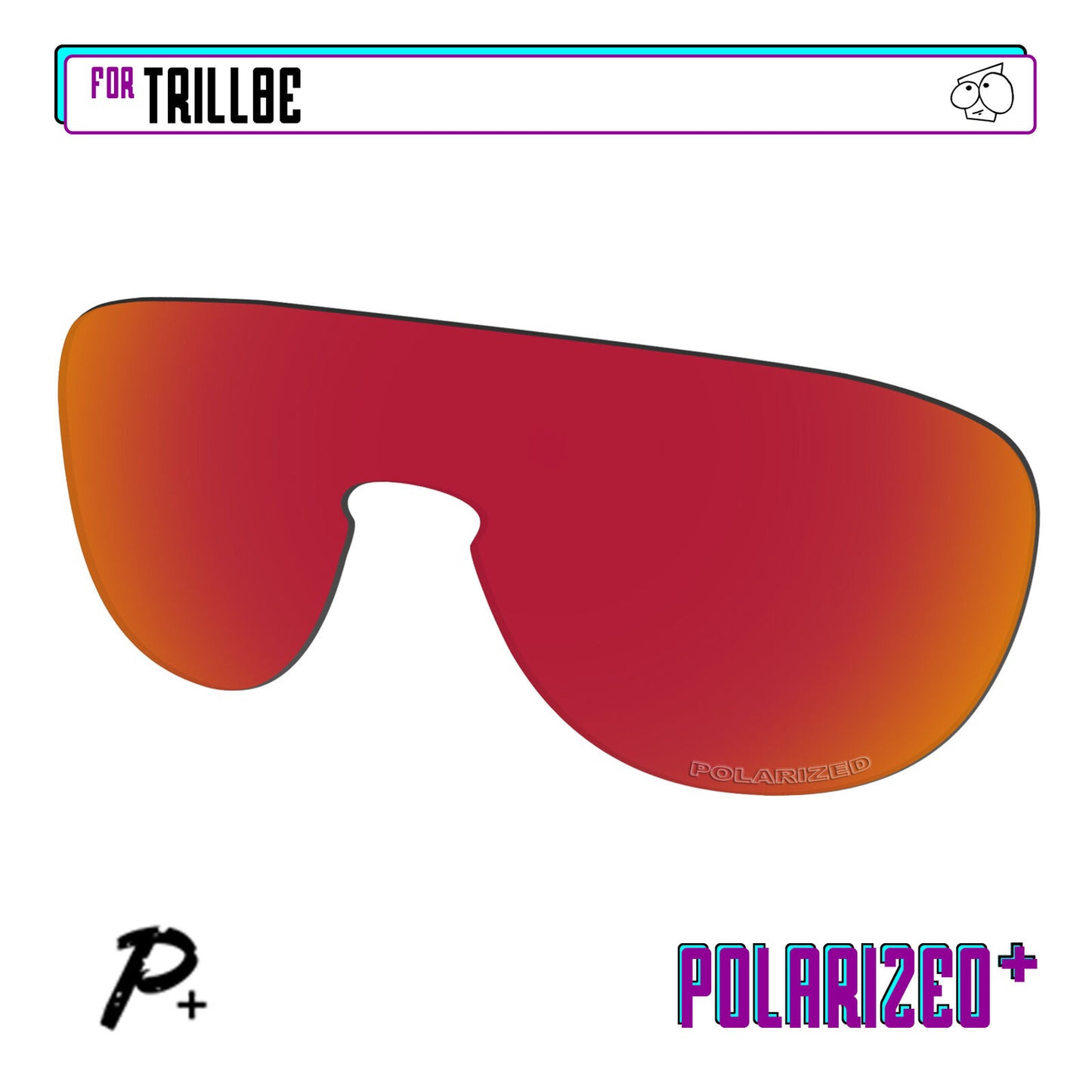 POLARIZED+ Replacement Lens For-Oakley Trillbe Sunglass Anti-Scratch