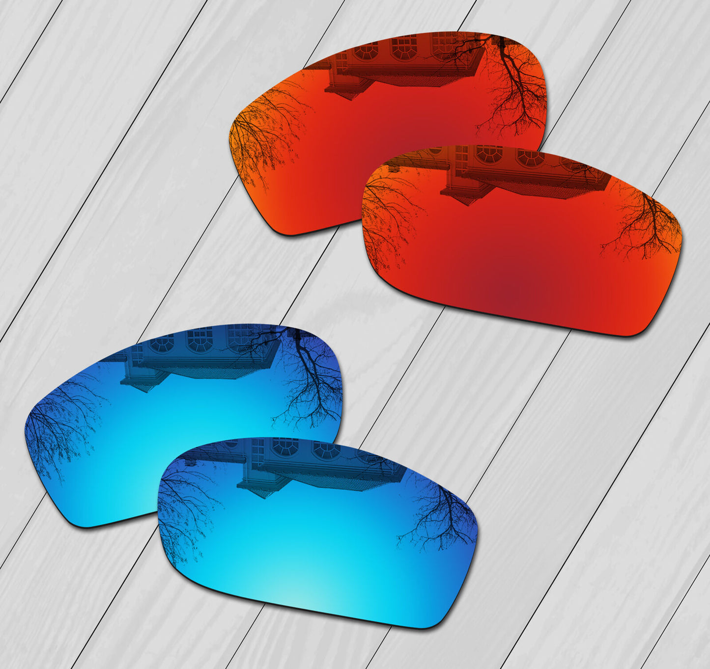 POLARIZED Replacement Lenses For-Oakley Fives Squared Anti-Scratch Options