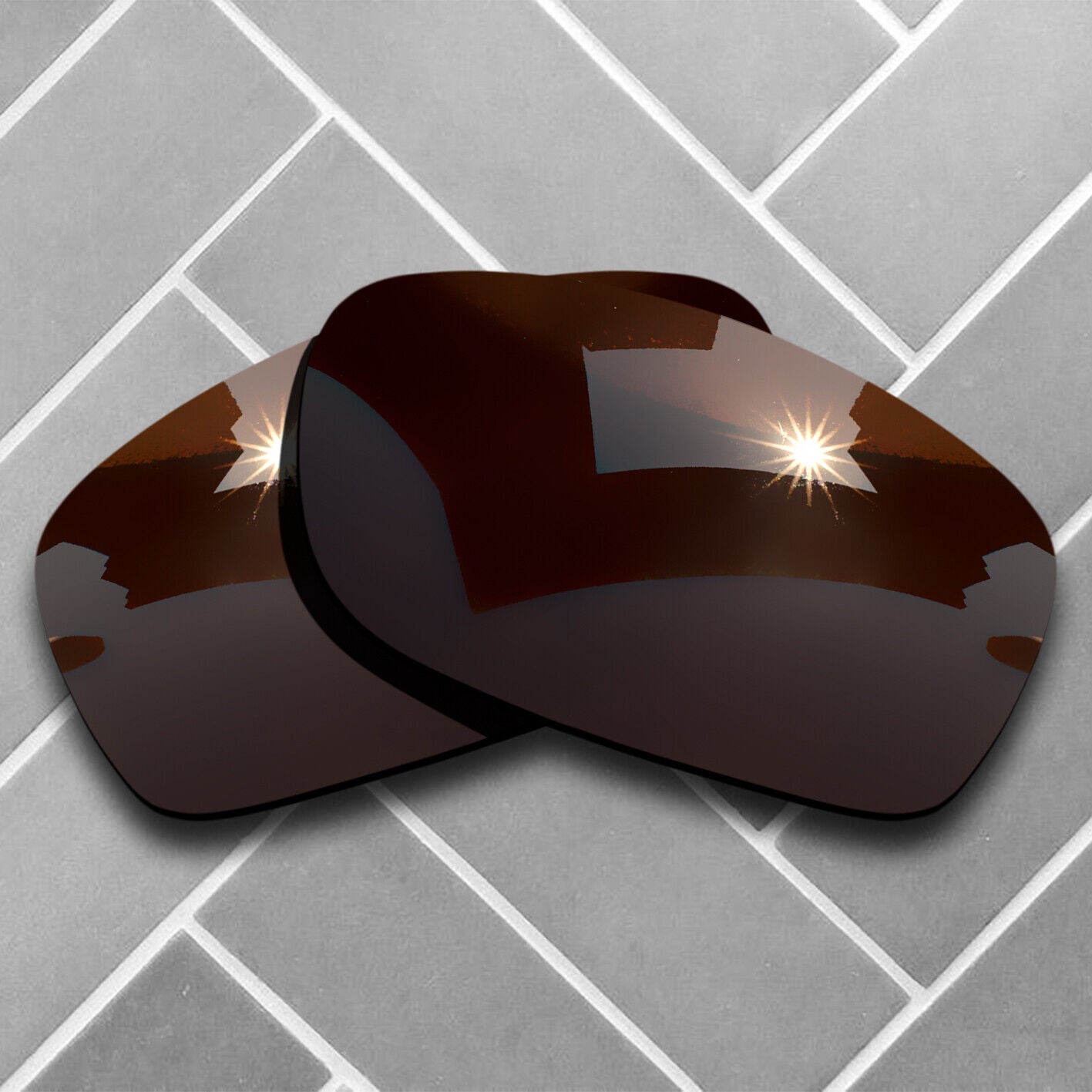 Polarized Replacement lenses for-Oakley Fives Squared Anti-Scratch Choices US