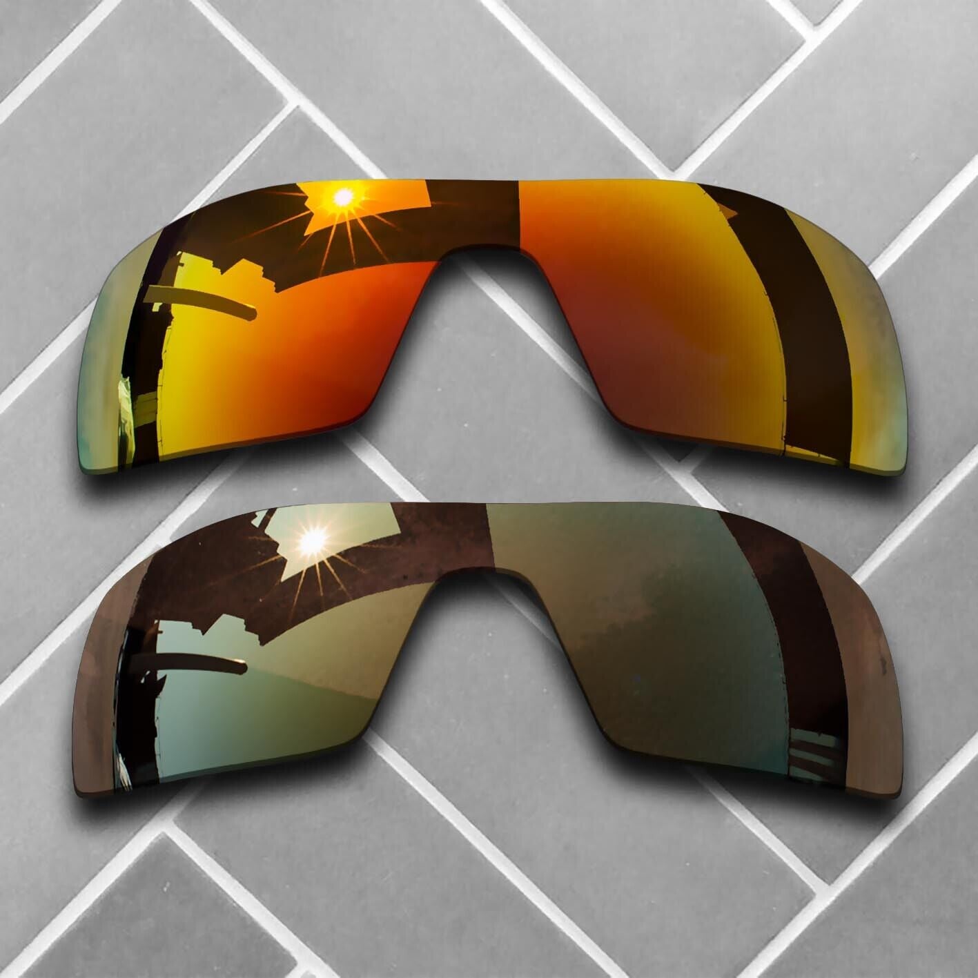 Polarized Replacement lenses for-Oakley Oil Rig Anti-Scratch Multiple Choices US