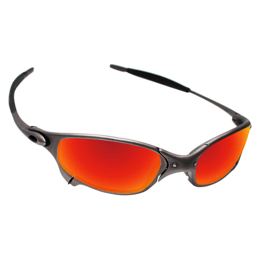 Hawkry SaltWater Proof Fire Red Replacement Lenses for-Oakley Juliet -Polarized