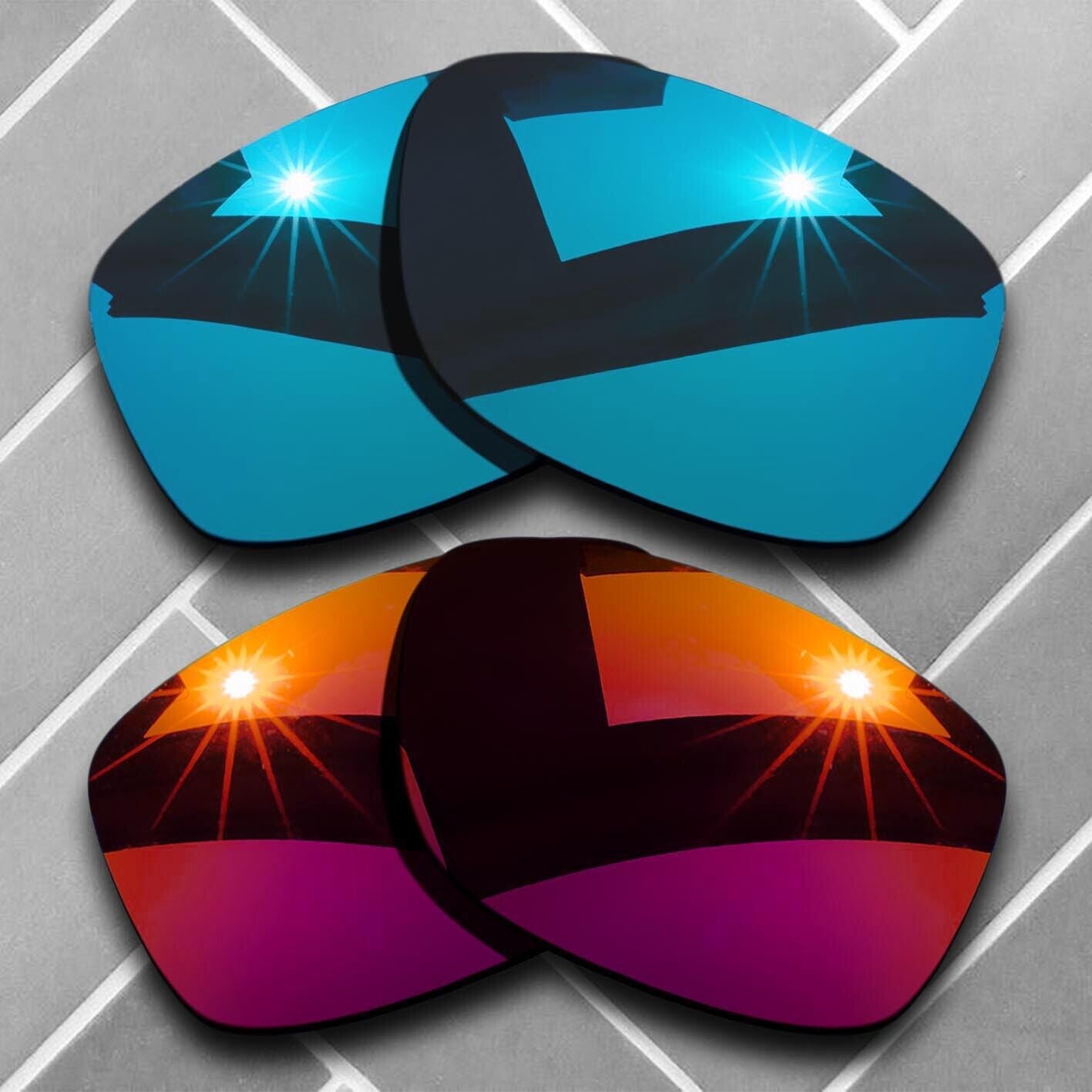 Polarized Replacement lenses for-Oakley Jupiter Squared Anti-Scratch Choices US
