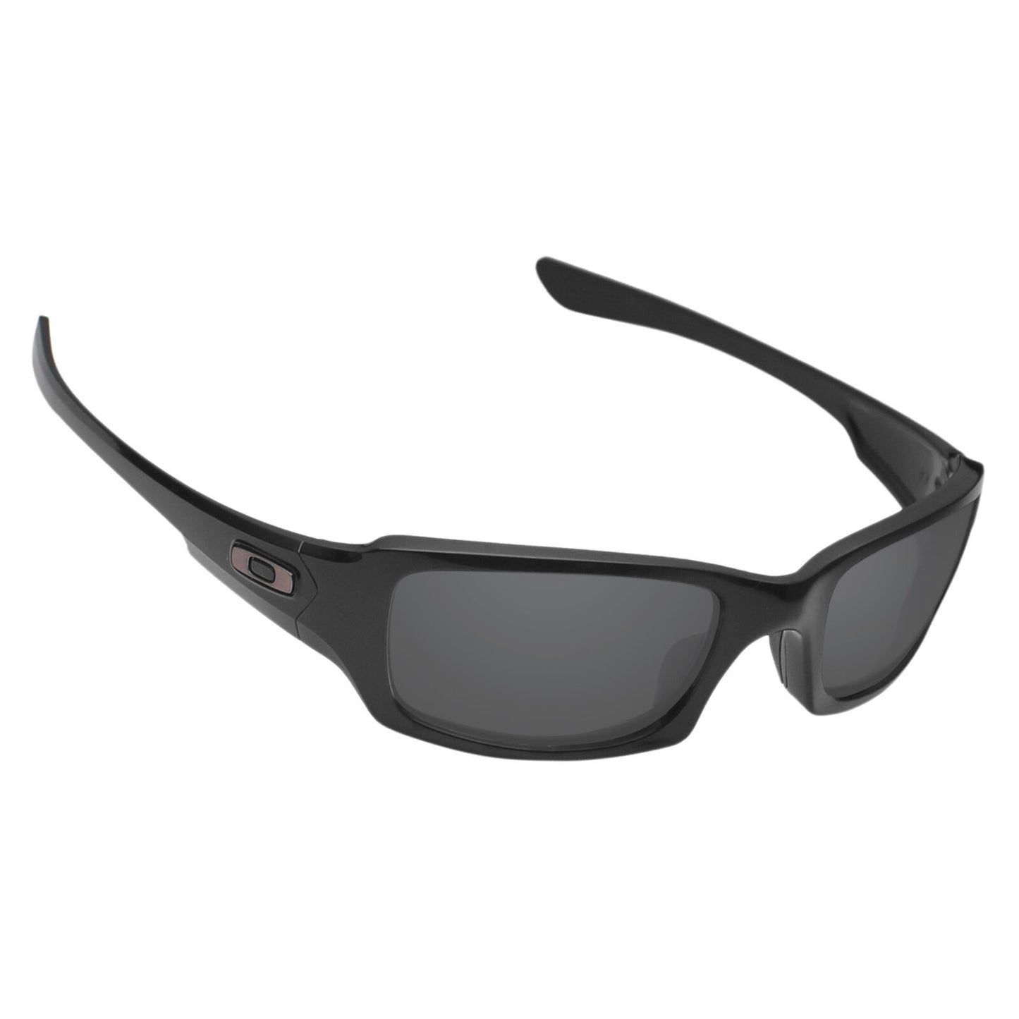 Hawkry Polarized Replacement Lenses for-Oakley Fives Squared Stealth Black