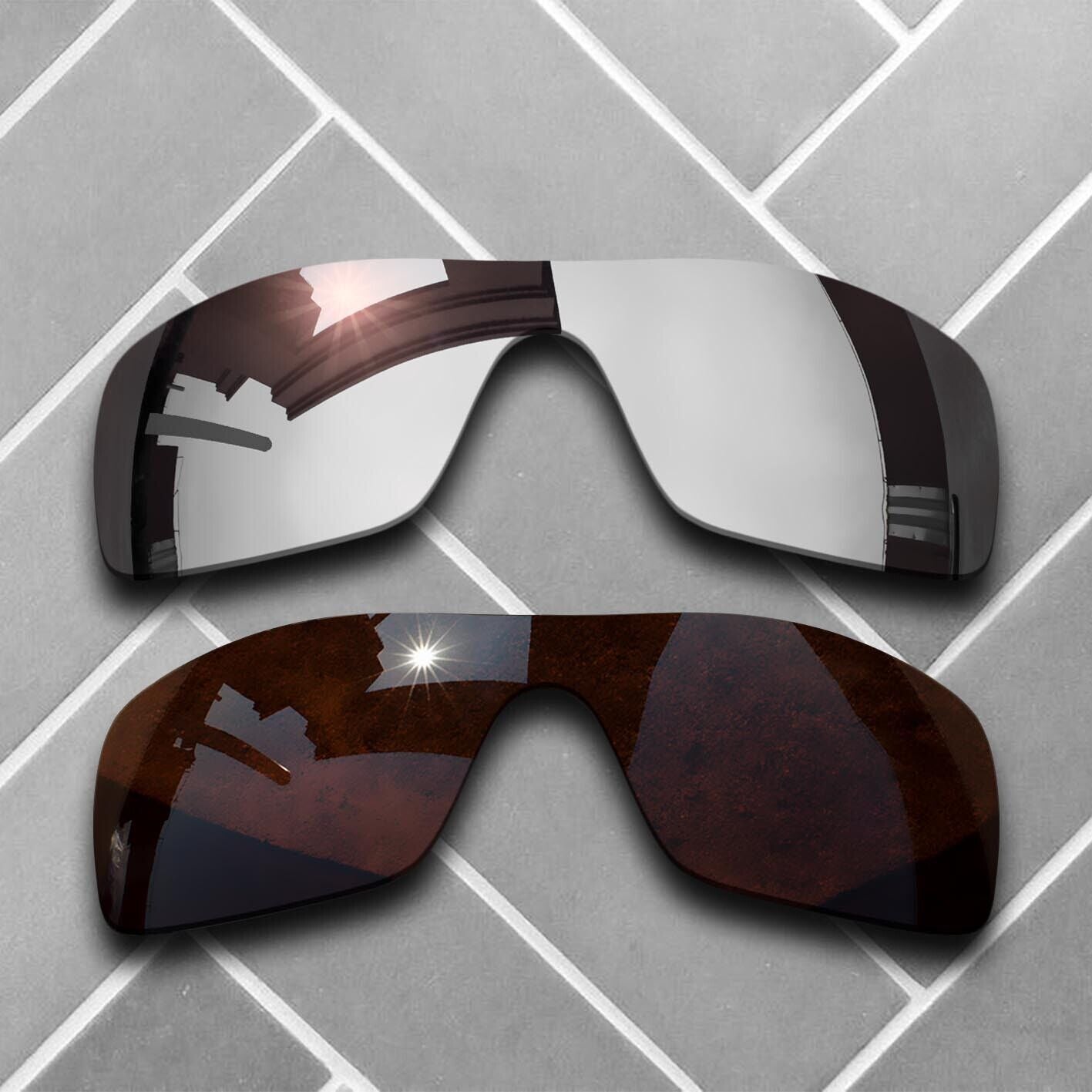 Polarized Replacement lenses for-Oakley Batwolf Anti-Scratch Multiple Choices US
