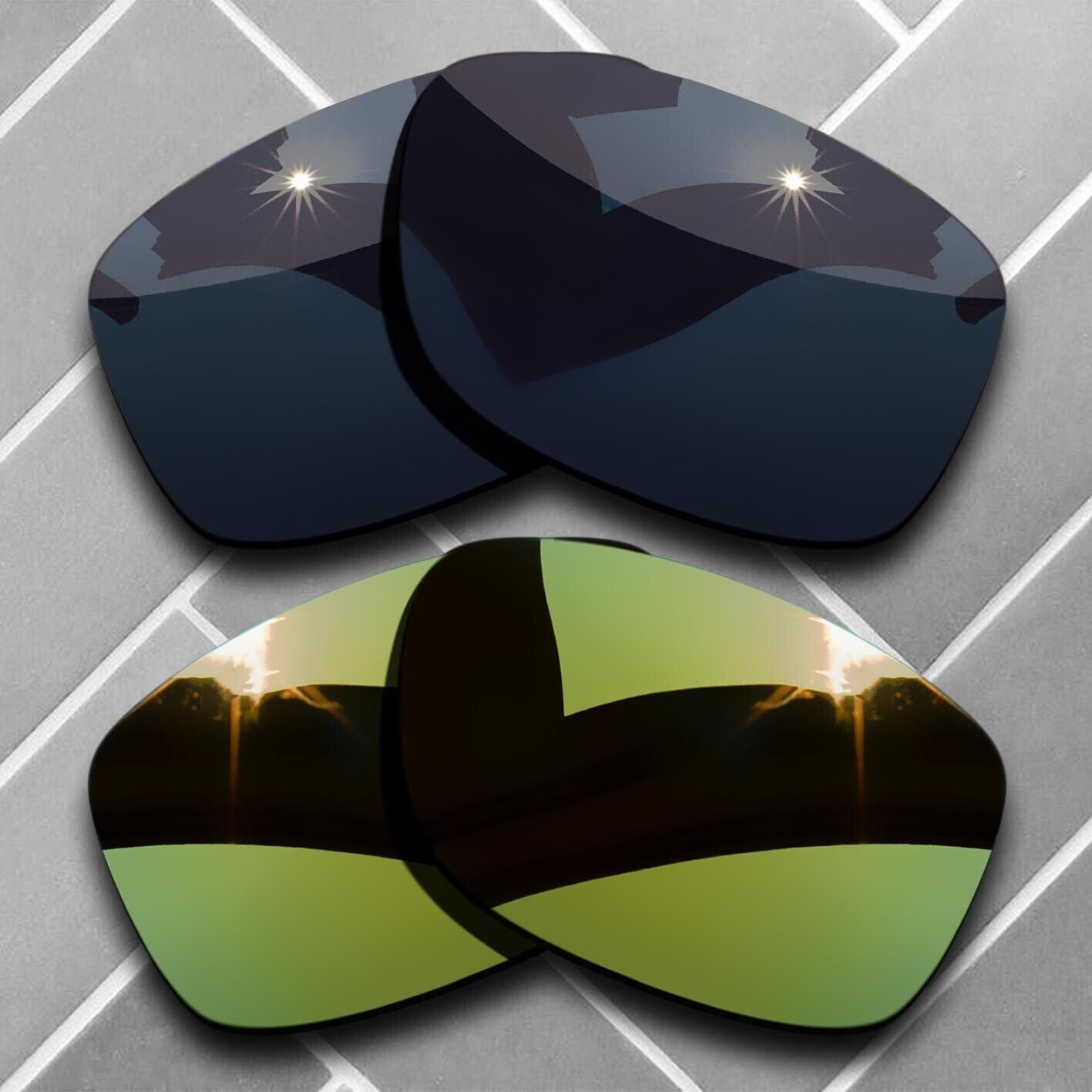 Polarized Replacement lenses for-Oakley Jupiter Squared Anti-Scratch Choices US