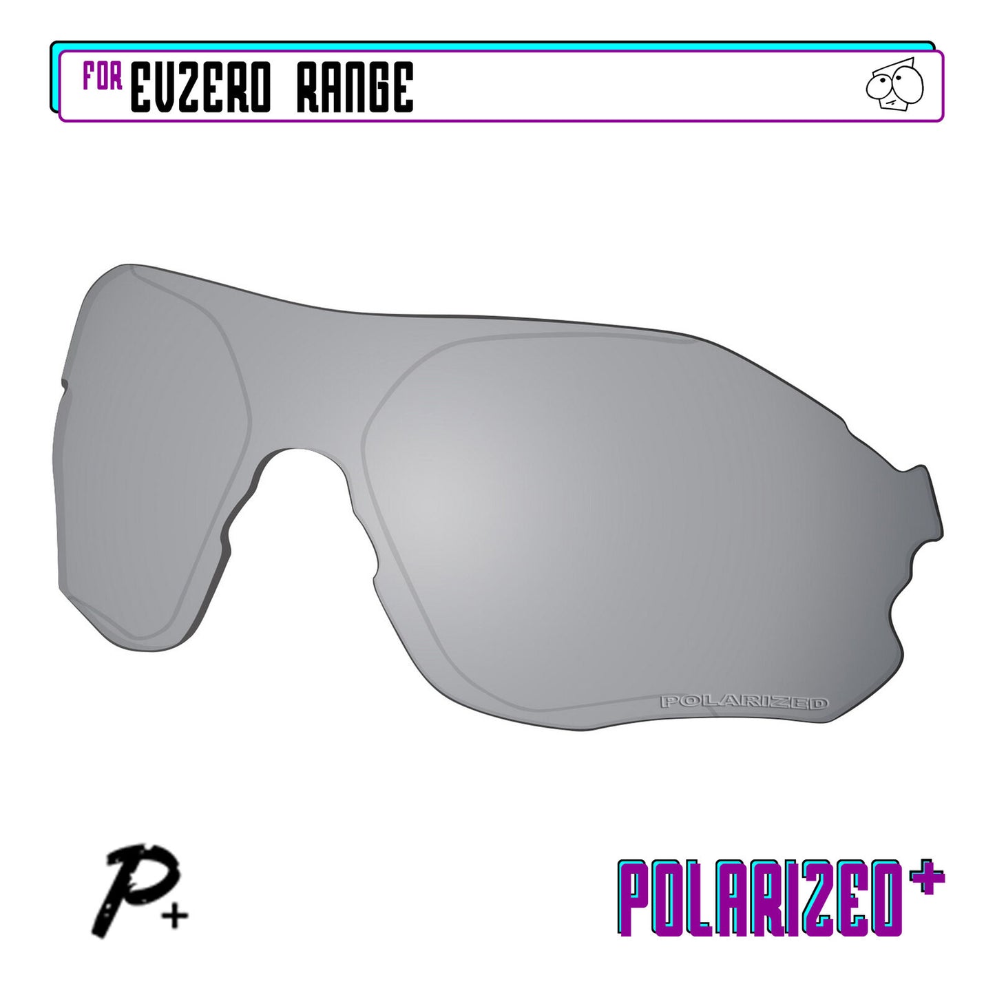 POLARIZED+ Replacement Lens For-Oakley EVZero Range Sunglass Anti-Scratch