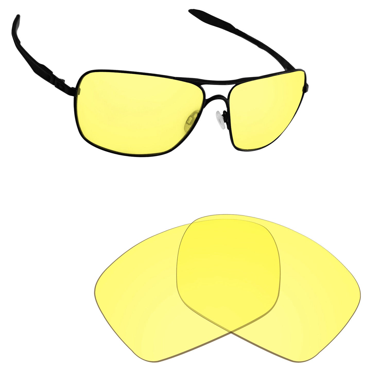 Hawkry Polarized Replacement Lens for-Oakley Plaintiff Squared OO4063 - Multiple