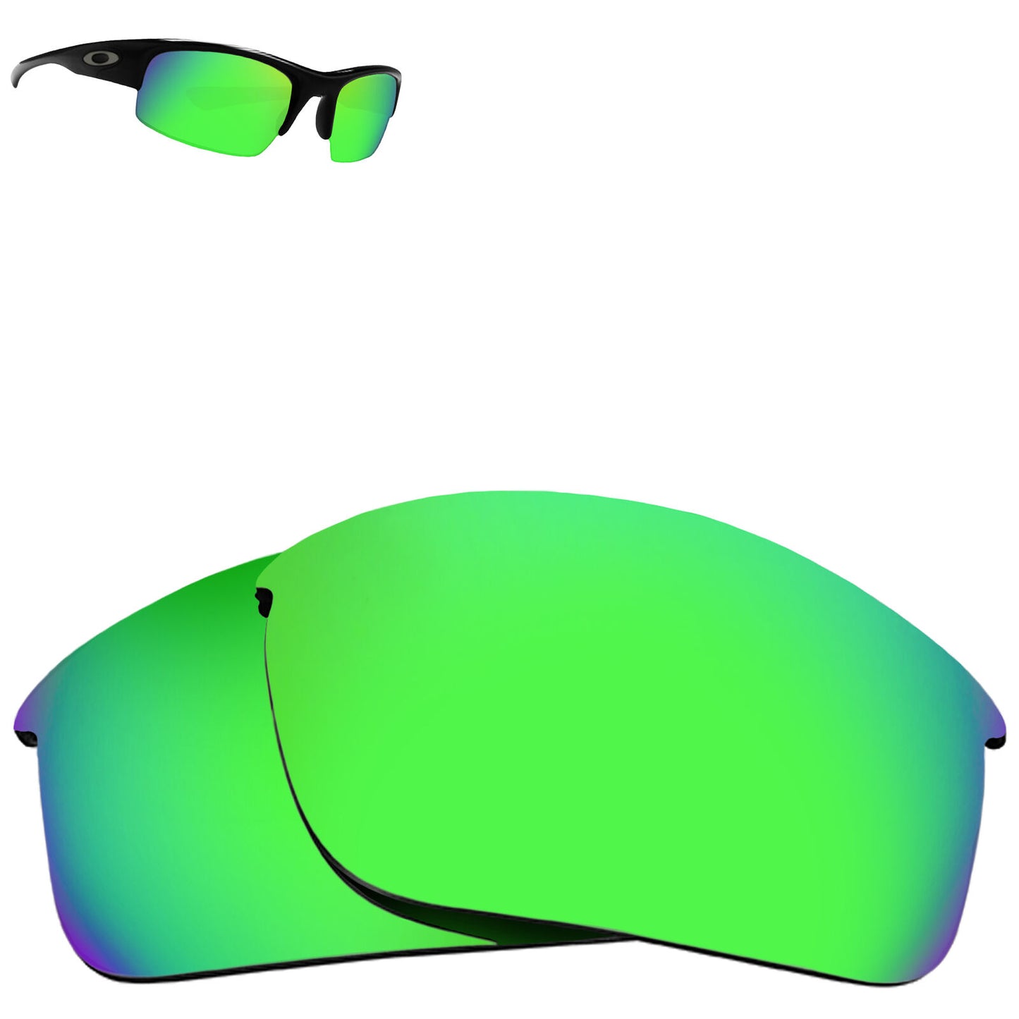 LenSwitch Polarized Replacement Lenses for Oakley Bottlecap Sunglasses Green